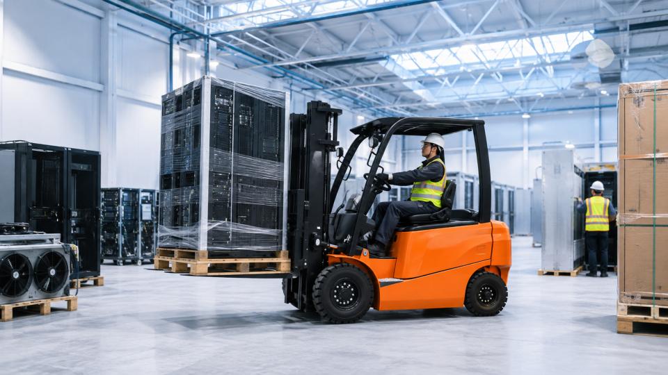 Record Data-Center Construction in 2026: Lithium Electric Forklifts for Power-Constrained Builds
