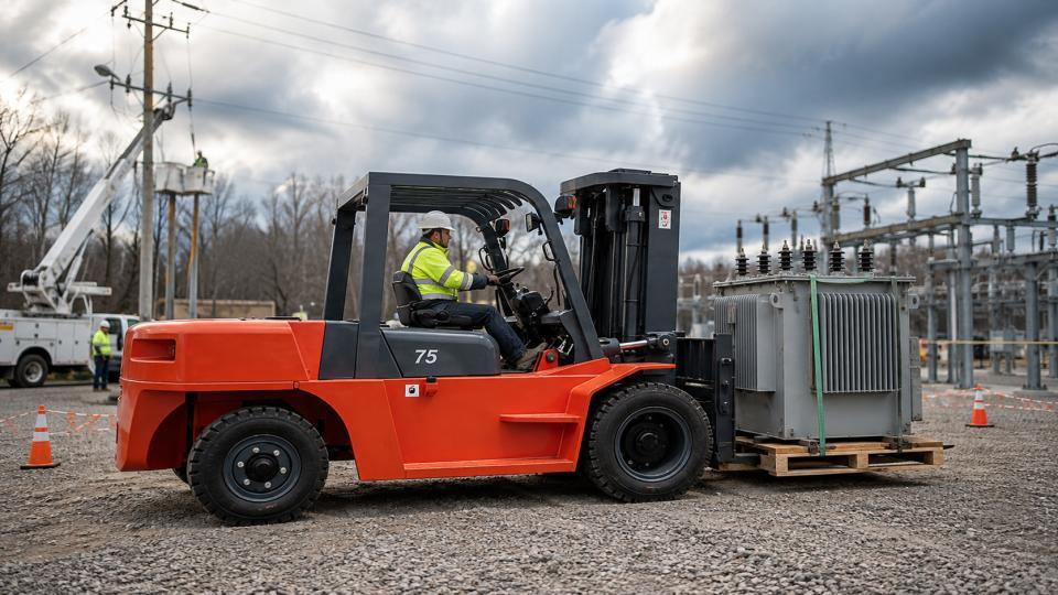 Grid Expansion Wave in September 2026: Diesel Forklifts for Heavy Energy Infrastructure Logistics