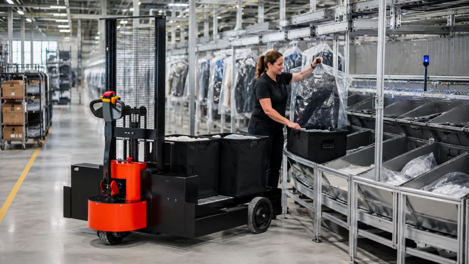 Nuuly Fulfillment Automation in 2026: Electric Stackers for Returns and Replenishment