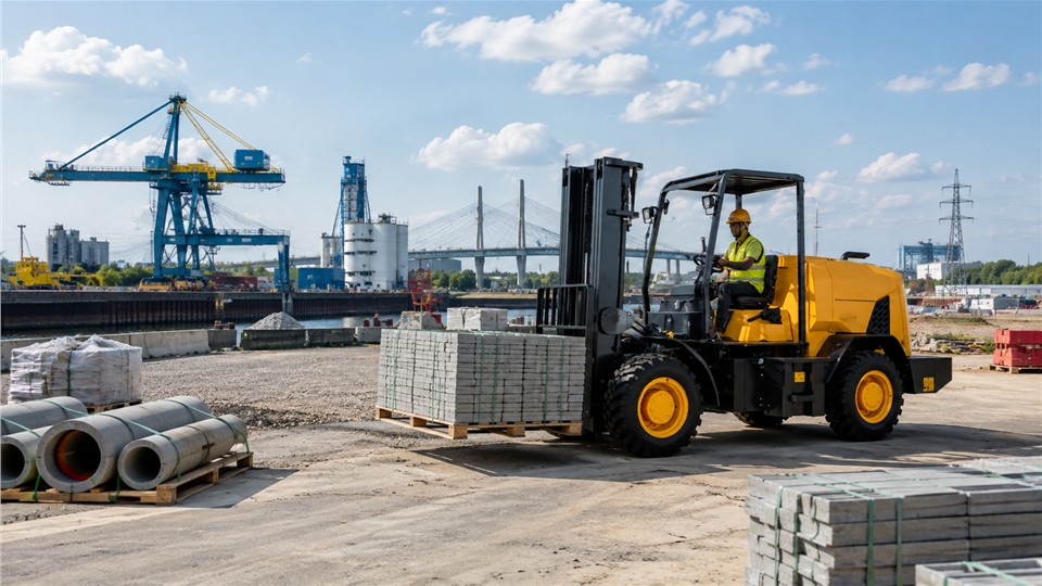 Duisburg Smart Logistics Funding in 2026: Rear-Swing Forklifts for Port Construction Yards