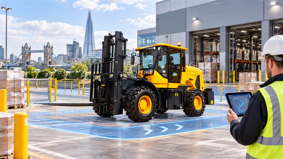Intralogistics in Action London 2026: Remote Rough-Terrain Forklifts with Human Oversight