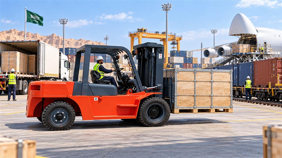 Disruption-to-Rerouting at Riyadh 2026: Diesel Forklifts for Multimodal Contingency Yards