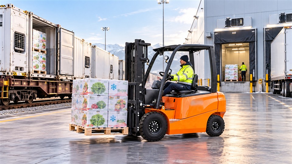 Electrified Cold-Chain Intermodal Logistics 2026: Electric Forklifts for E-Reefer Hubs