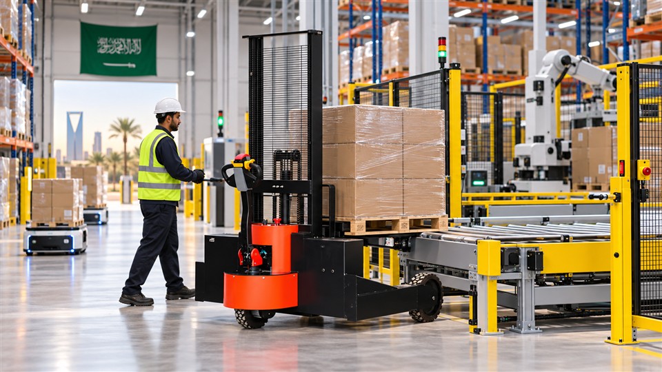 Automation vs Manual at Riyadh 2026: Electric Stackers for Smart Material-Flow Handoffs