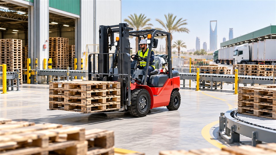 Circular Supply Chains in Saudi Arabia 2026: LPG Forklifts for Reusable Pallet Pools