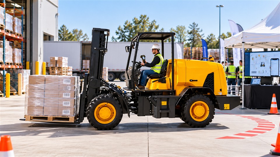 IWLA Warehouse Technology 2026: Rear-Swing Forklifts for Connected Outdoor Yards