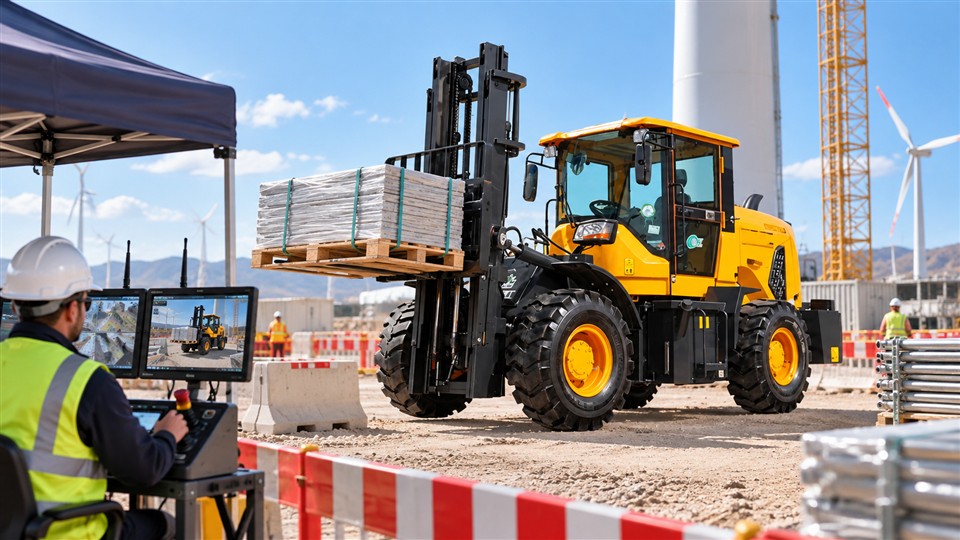 Robotics in Sustainment Summit 2026: Remote Rough-Terrain Forklifts for Protected Field Logistics