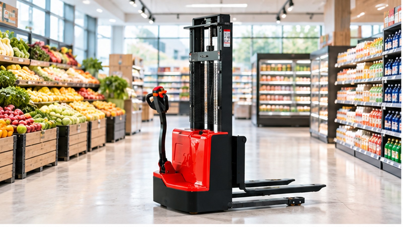 Autonomous Grocery Logistics: Electric Stacker Handoffs That Keep People Safe