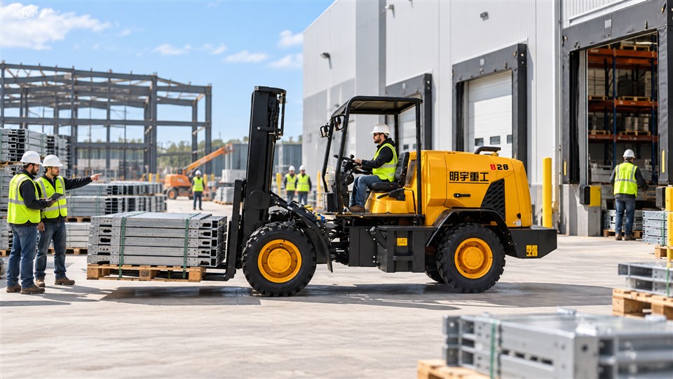 MHI Annual Conference 2026: Rear-Swing Rough-Terrain Forklifts for Reliable Yard Interfaces