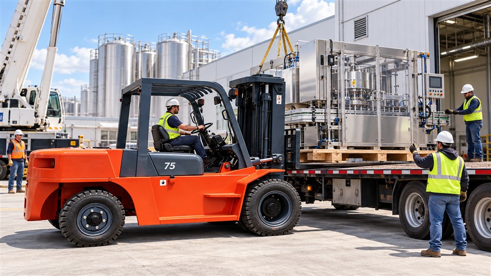 SaudiFood Manufacturing 2026: Diesel Forklifts for Heavy Equipment Commissioning