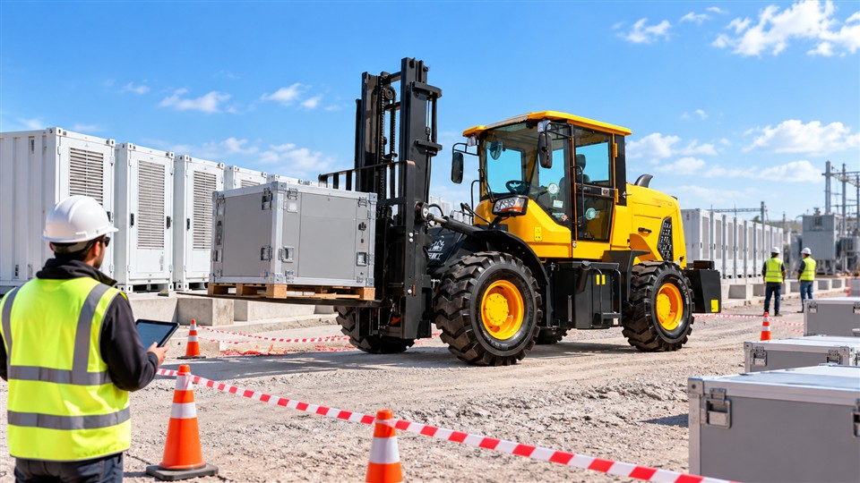 DHL Trend Radar 8.0: Remote Rough-Terrain Forklifts for Energy Project Logistics