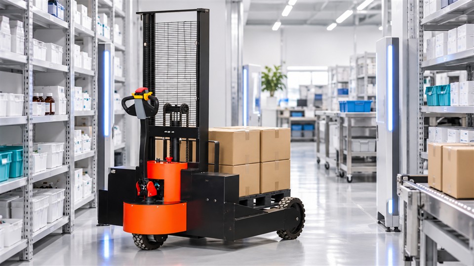 RAIN RFID Logistics 2026: Electric Stackers for Verified Compact Replenishment