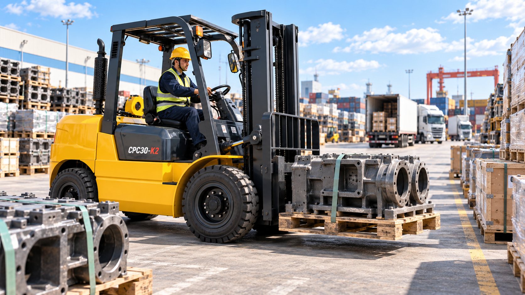 Freight Surge Buffering 2026: Diesel Forklifts for High-Inventory Outdoor Yards