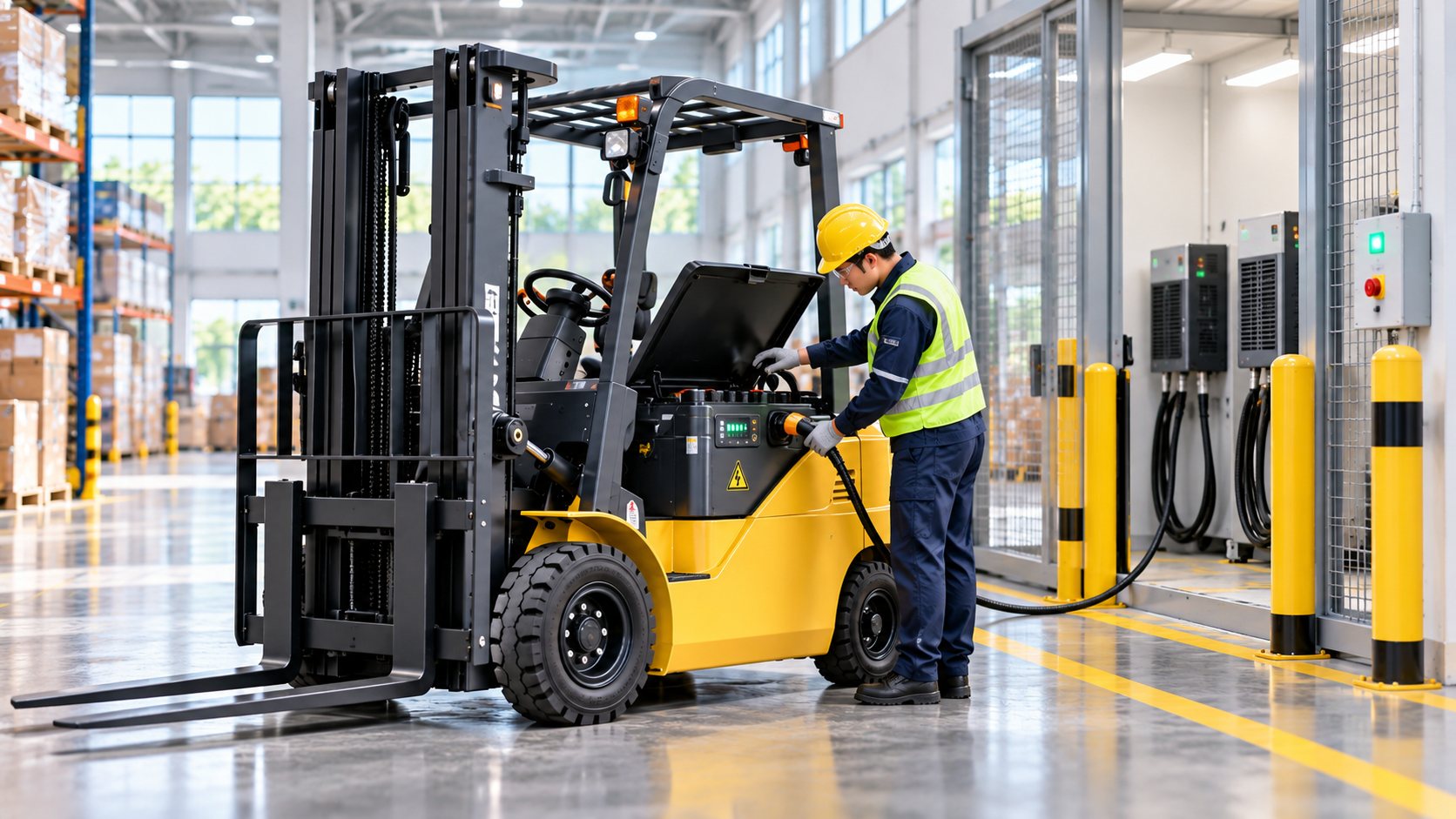 Lithium-Ion Battery Safety 2026: Electric Forklifts for Disciplined Charging Rooms