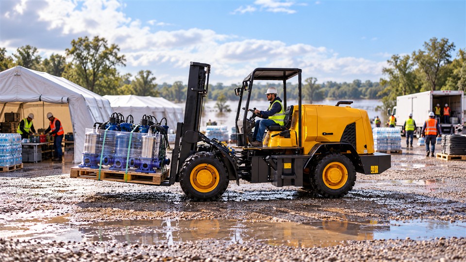 CCALS Logistics Conference 2026: Rear-Swing Forklifts for Emergency Response Yards