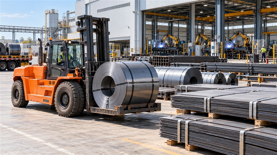 FABTECH Industrial AI 2026: Diesel Forklifts for Smart Fabrication Yards