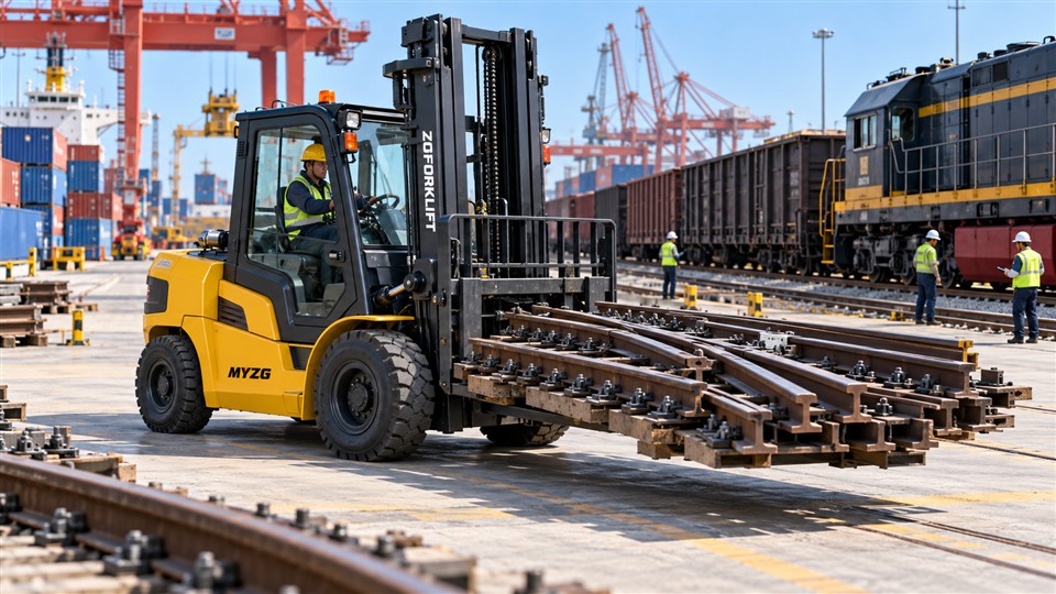 Smart Logistics Hubs 2026: Diesel Forklifts for Port-Rail Connectivity