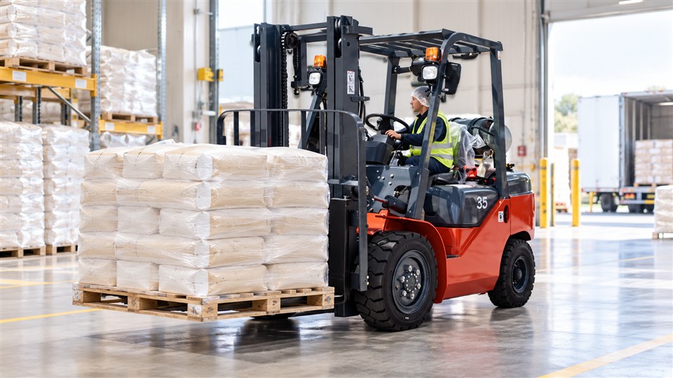 Bakery Ingredient Distribution 2026: LPG Forklifts for Ventilated Flour Warehouses