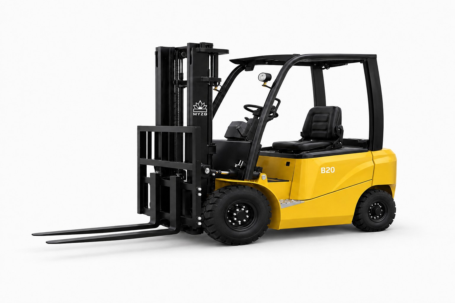 B20 2.0 Ton Lithium Electric Forklift for Retail Distribution and Food Processing