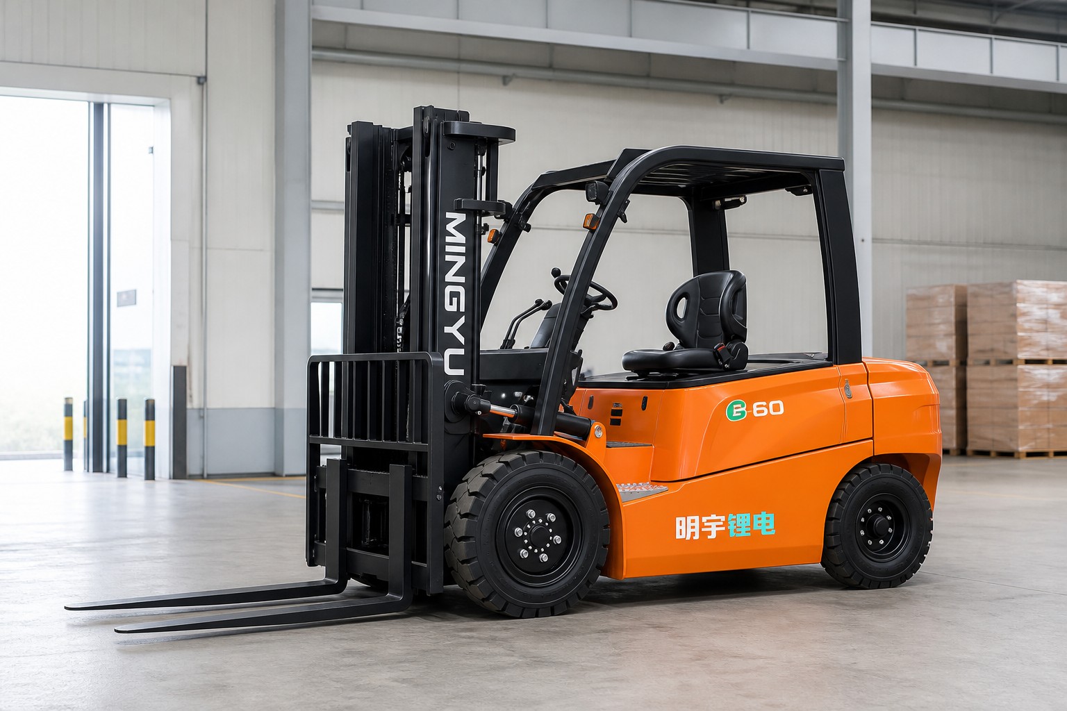 B60 Heavy-Duty Lithium Electric Forklift