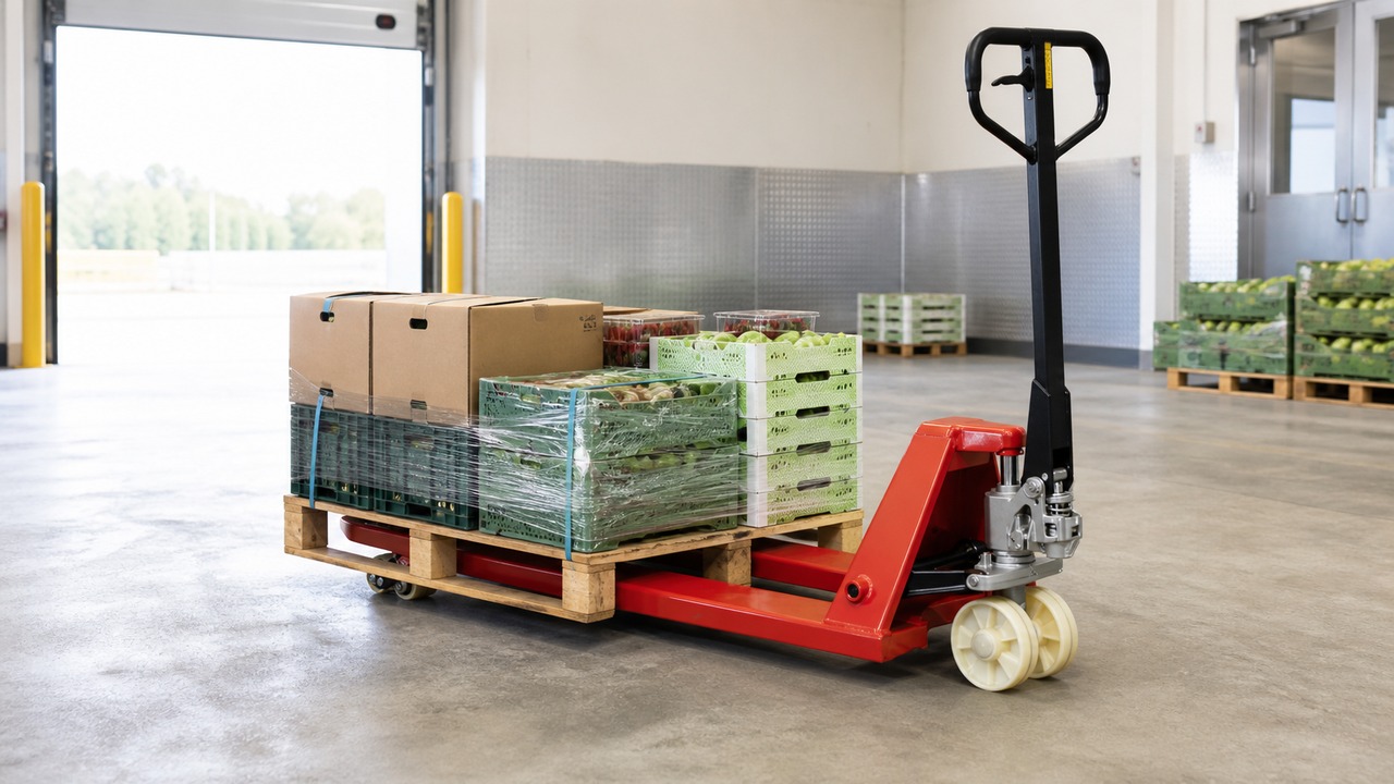 BF25-PRO Manual Pallet Truck for Grocery and Production Support