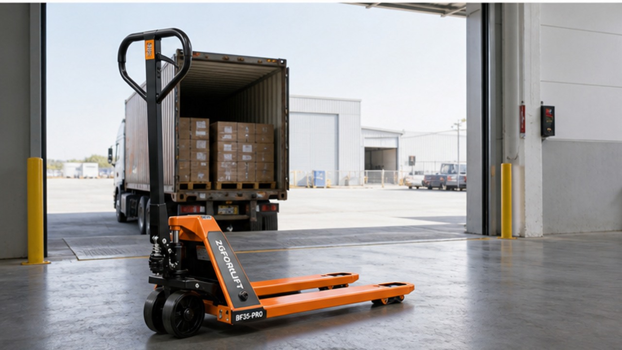 BF35-PRO Manual Pallet Truck for Industrial Receiving