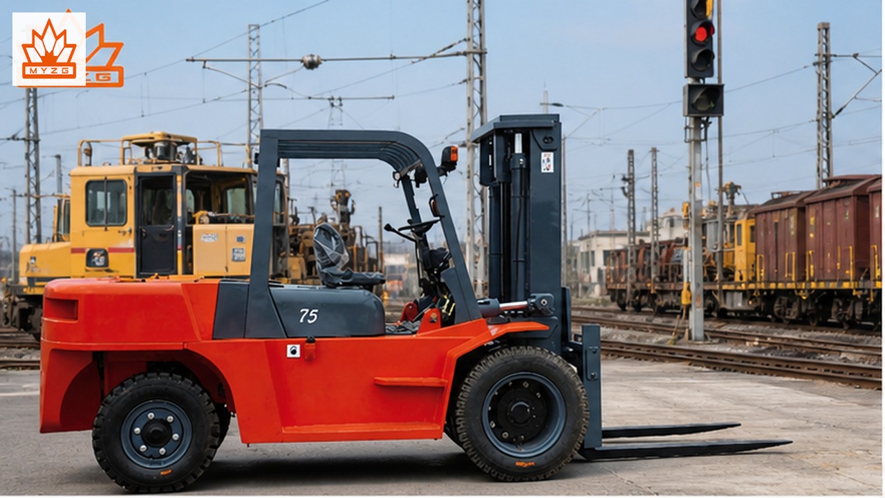 CPC180-X Diesel Forklift for Heavy Rail Maintenance Logistics