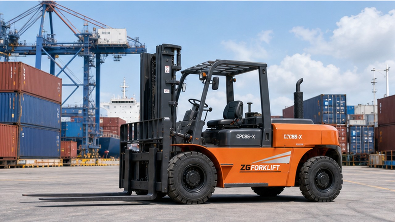 CPC85-X Diesel Forklift for Heavy Yard and Export Logistics