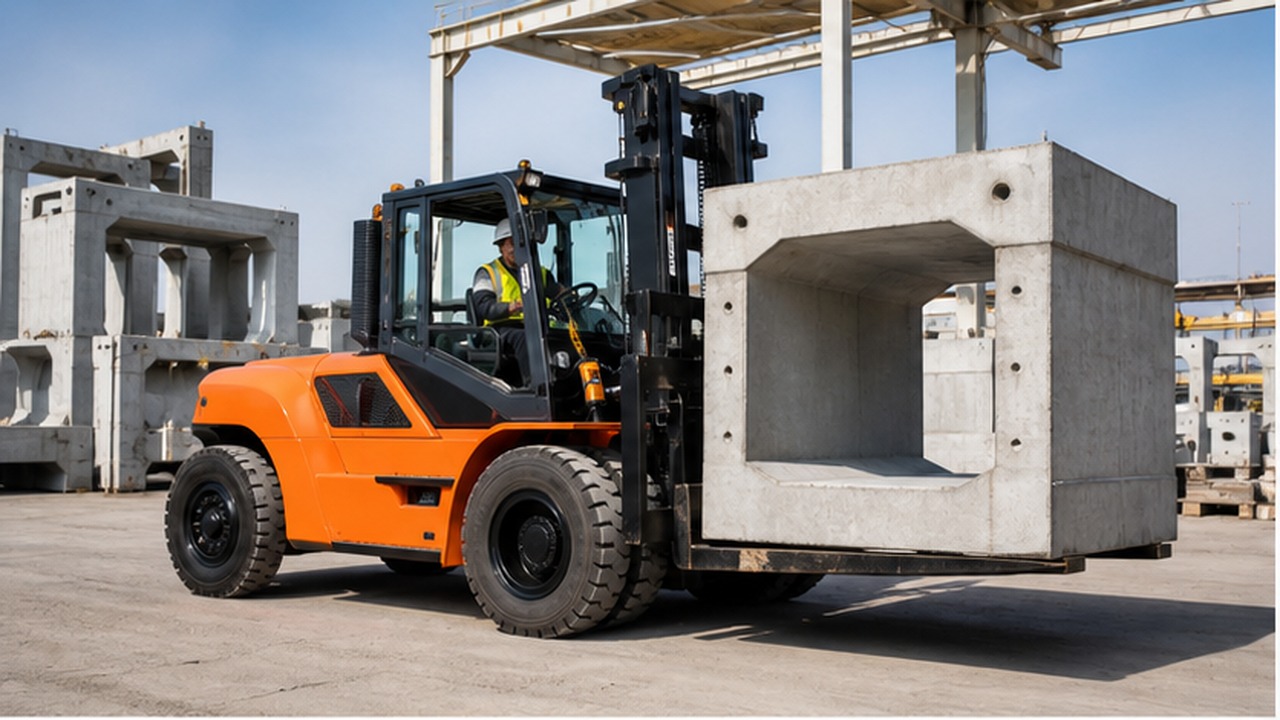 CPC95-X Diesel Forklift for Heavy Infrastructure Yard Logistics