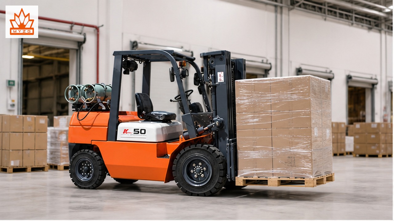 CPCY120 LPG Forklift for Cosmetics Distribution Cross-Dock