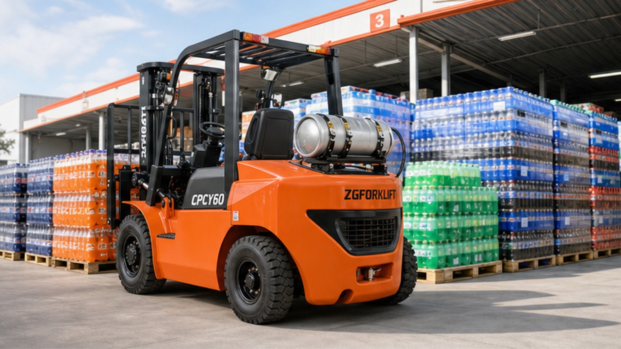 CPCY60 LPG Forklift for Indoor-Outdoor Distribution