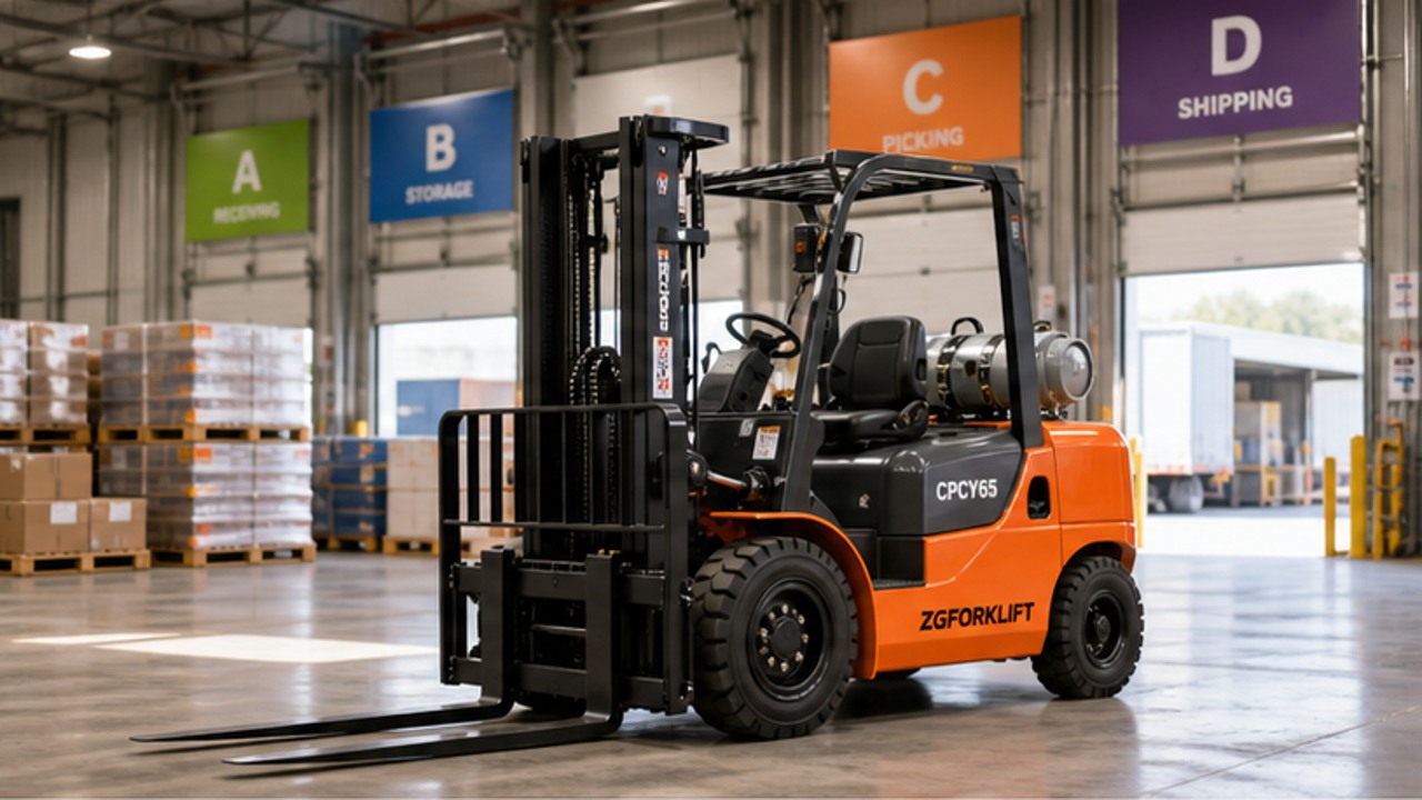 CPCY65 LPG Forklift for Multi-Zone Distribution Logistics