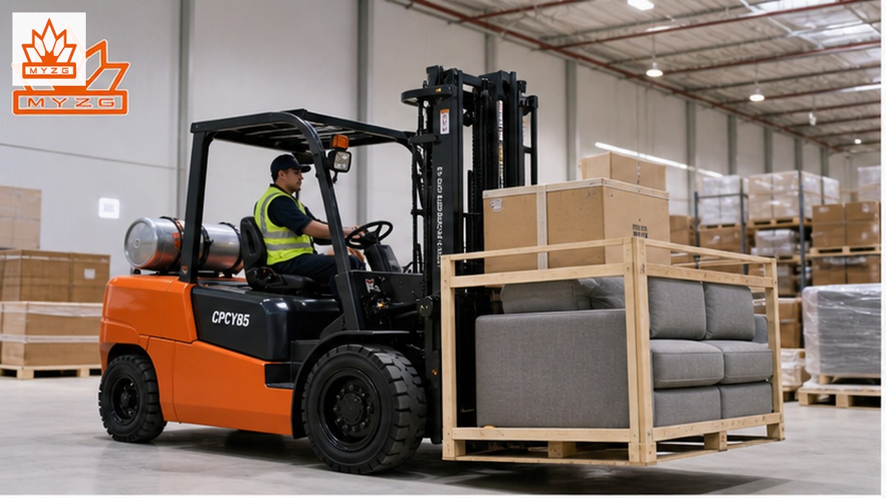 CPCY85 LPG Forklift for Furniture and Home-Goods Distribution