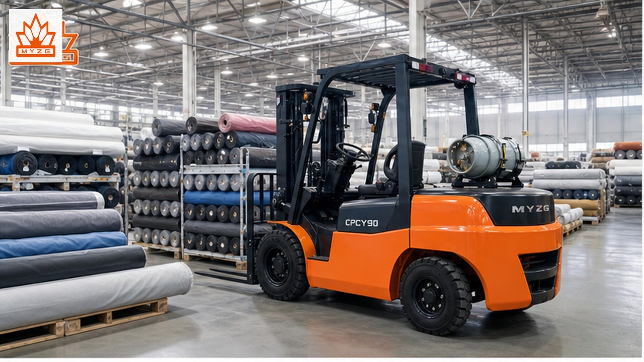 CPCY90 LPG Forklift for Textile and Apparel Distribution