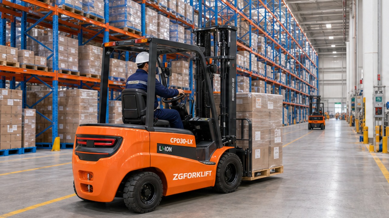 CPD30-LX Lithium Electric Forklift for Multi-Shift Warehousing