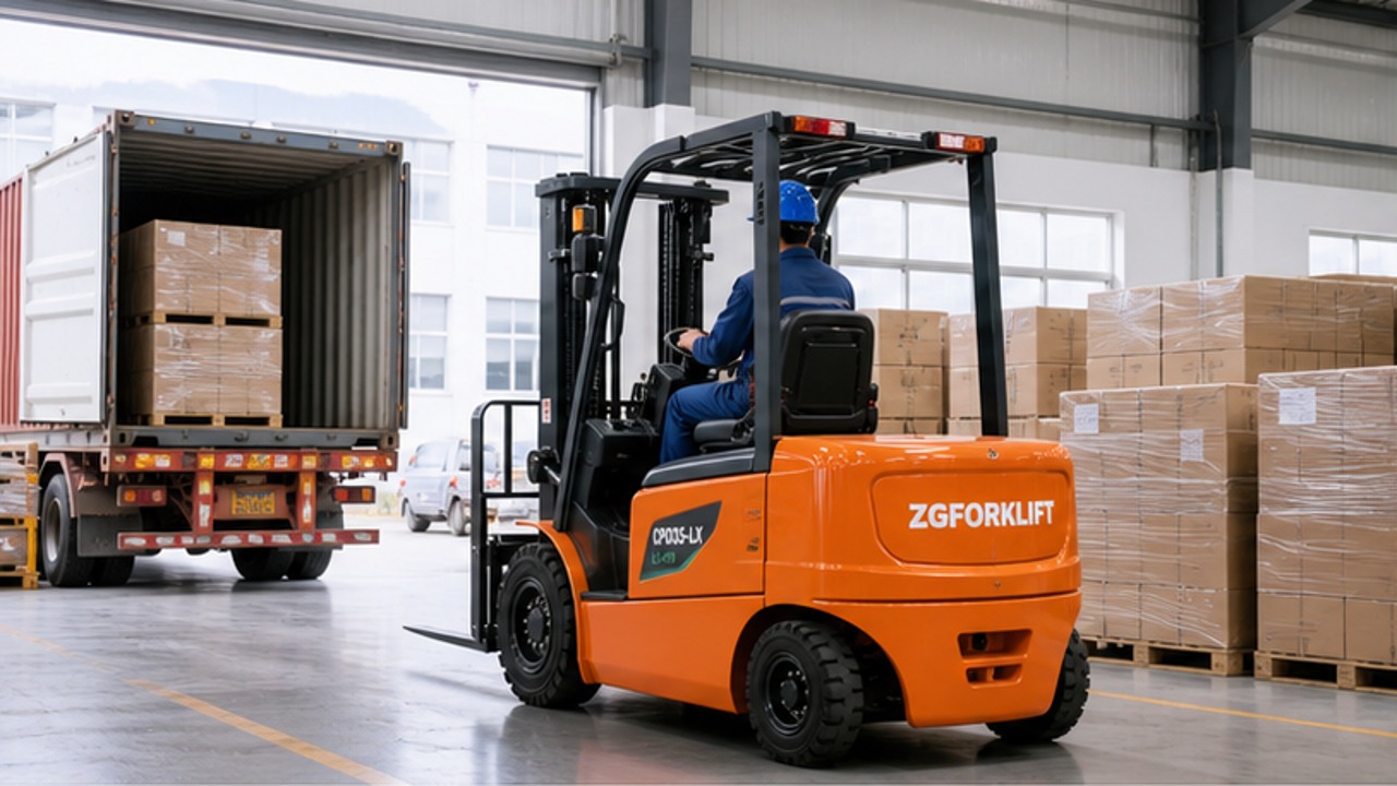 CPD35-LX Lithium Electric Forklift for Clean Production Logistics