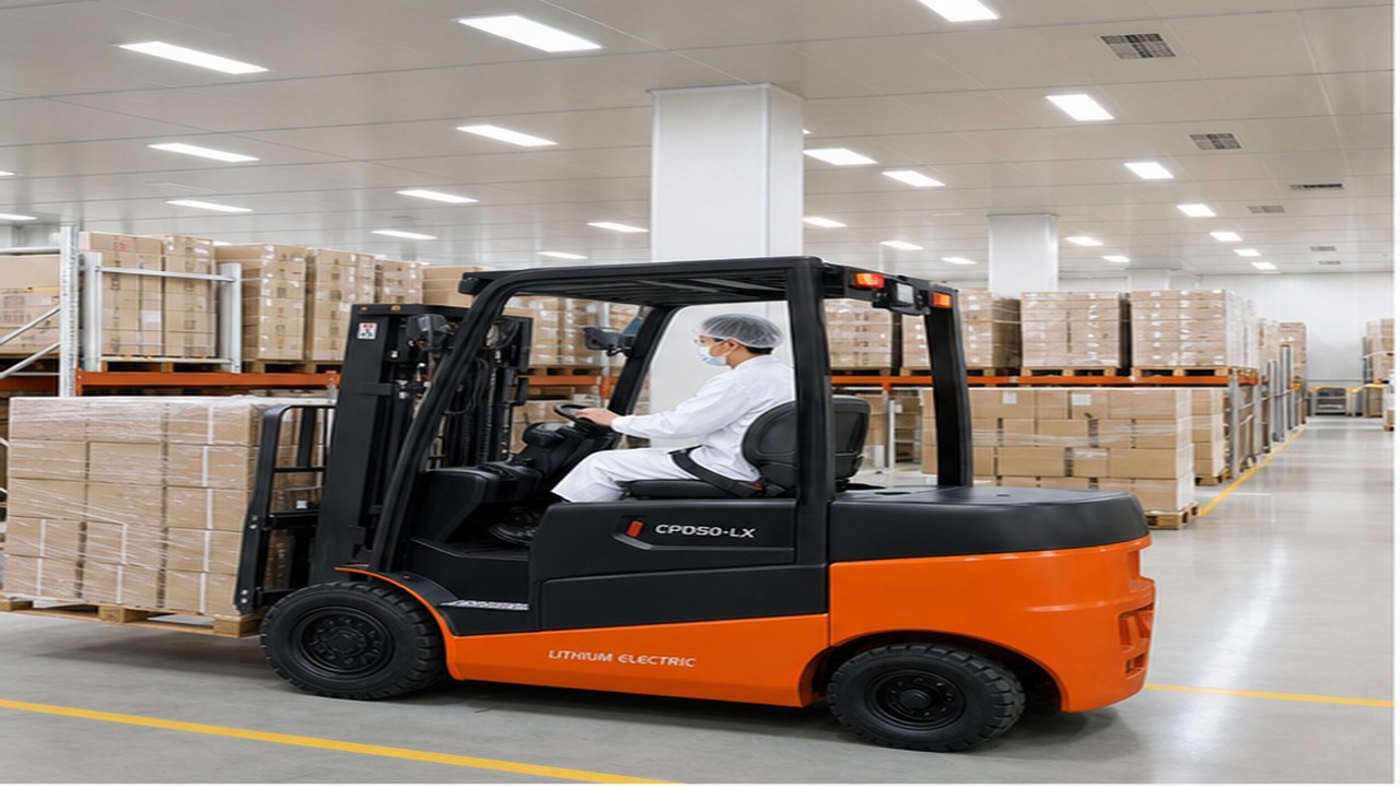 CPD50-LX Lithium Electric Forklift for Pharmaceutical Packaging Logistics