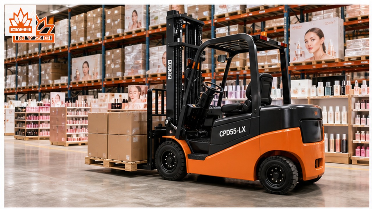 CPD55-LX Lithium Electric Forklift for Cosmetics and Retail Distribution