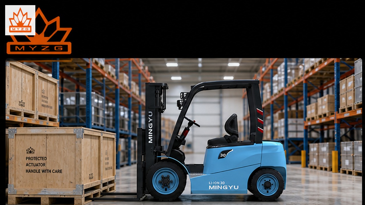 CPD80-LX Lithium Electric Forklift for Robotics Component Logistics