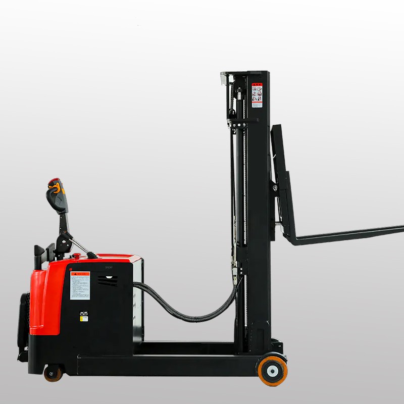 CQDA15 1.5 Ton Electric Reach Pallet Stacker for High-Rack Warehousing