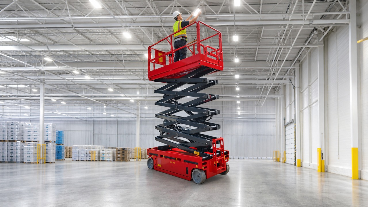 GTJZ1212E-X Electric Scissor Lift for Facility and Airport Maintenance