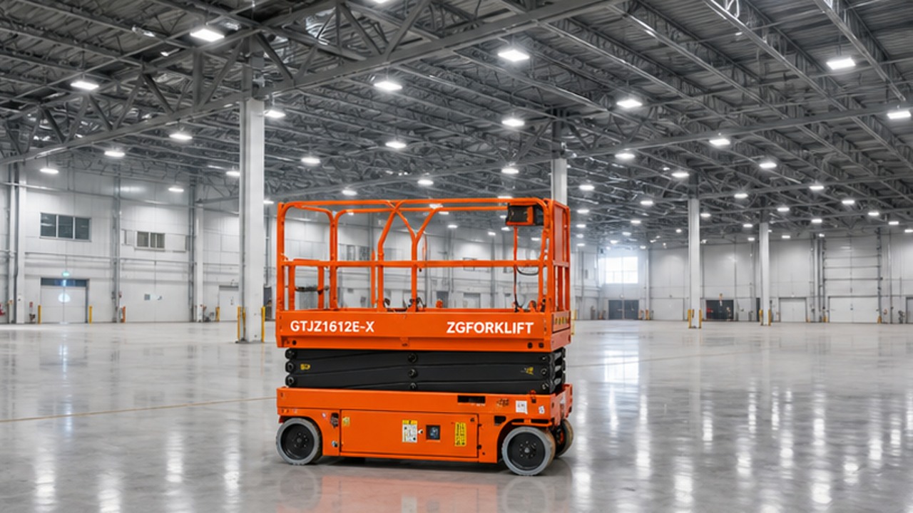 GTJZ1612E-X Electric Scissor Lift for High-Bay Service