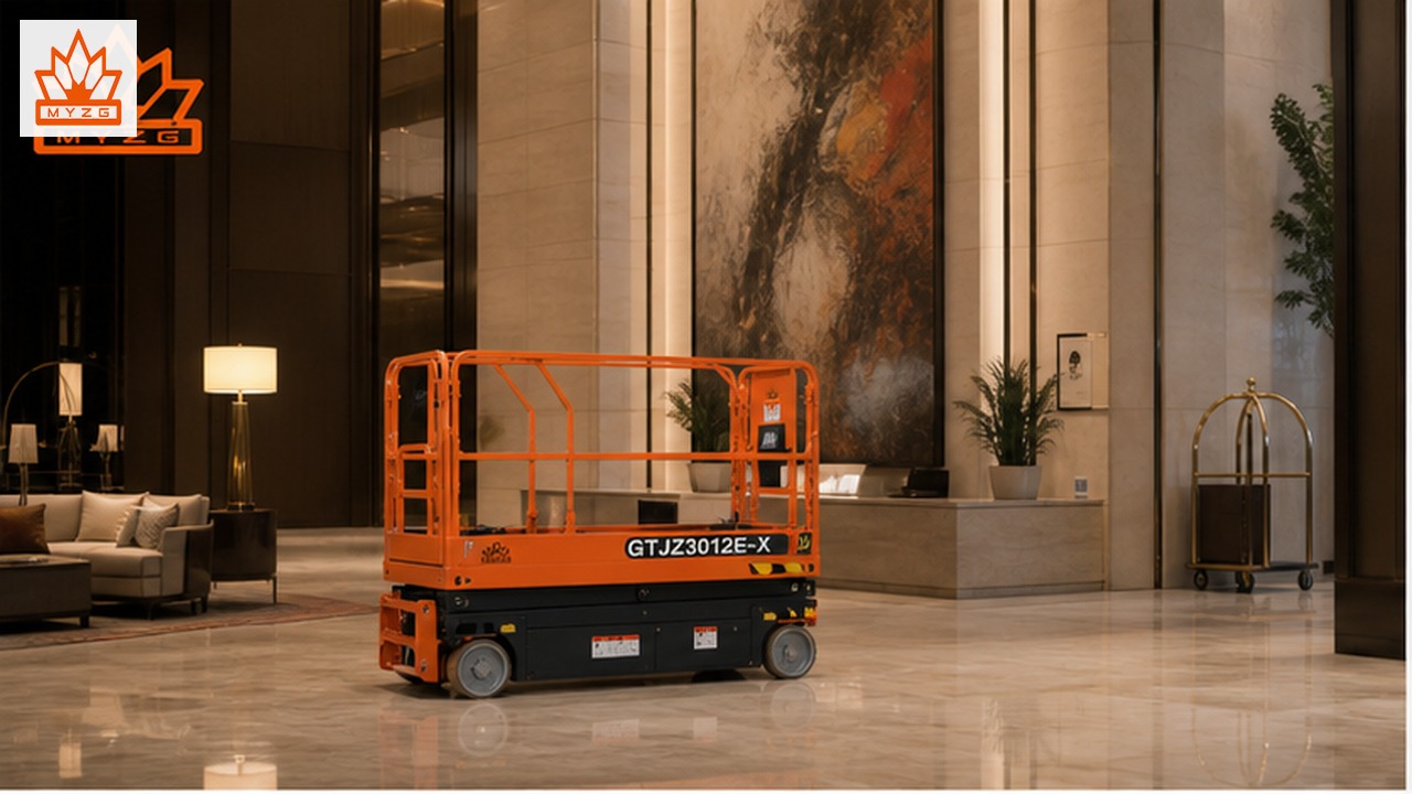 GTJZ3012E-X Electric Scissor Lift for Hotel and Shopping Mall Service