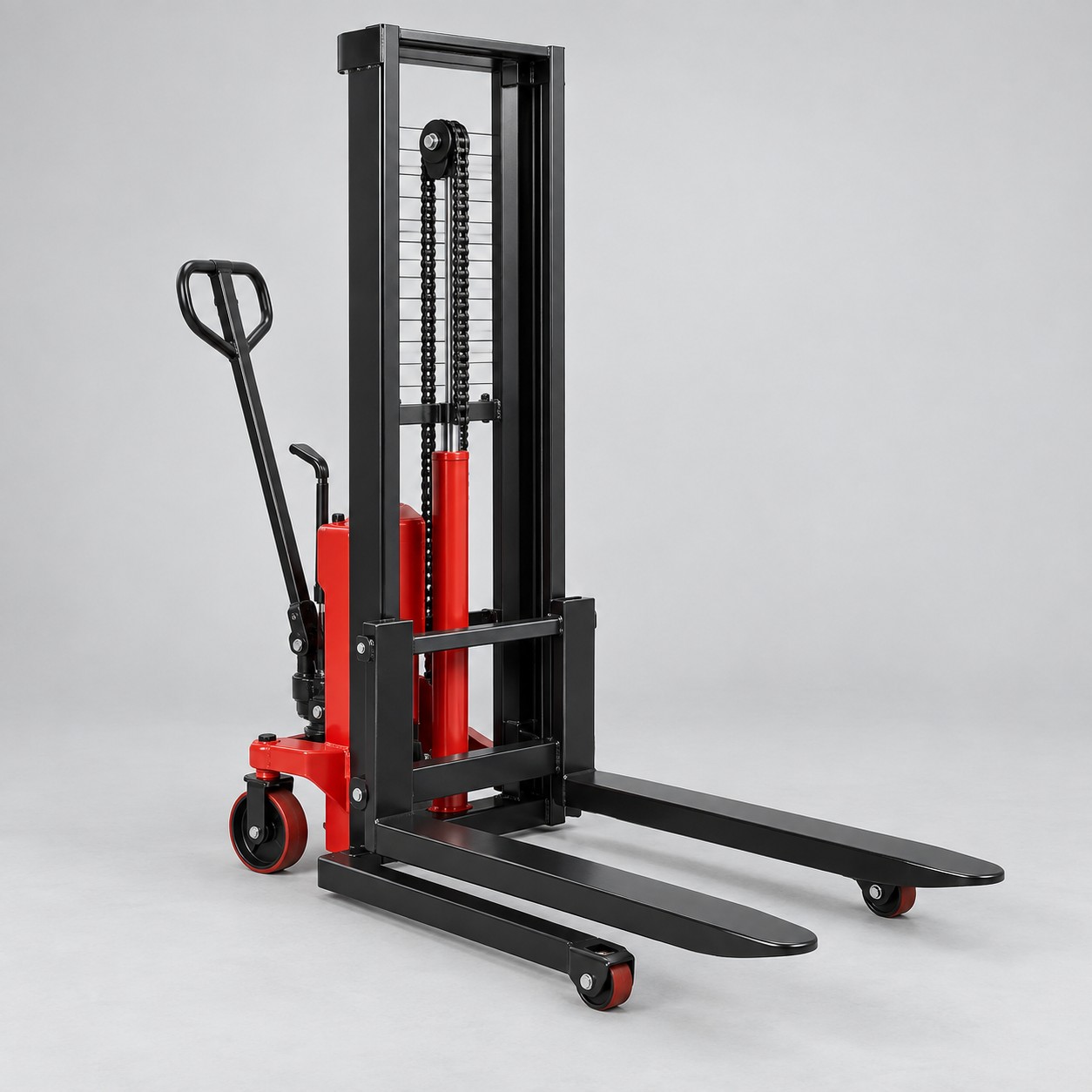 Manual Hydraulic Pallet Stacker for Library Archives and Museum Storage