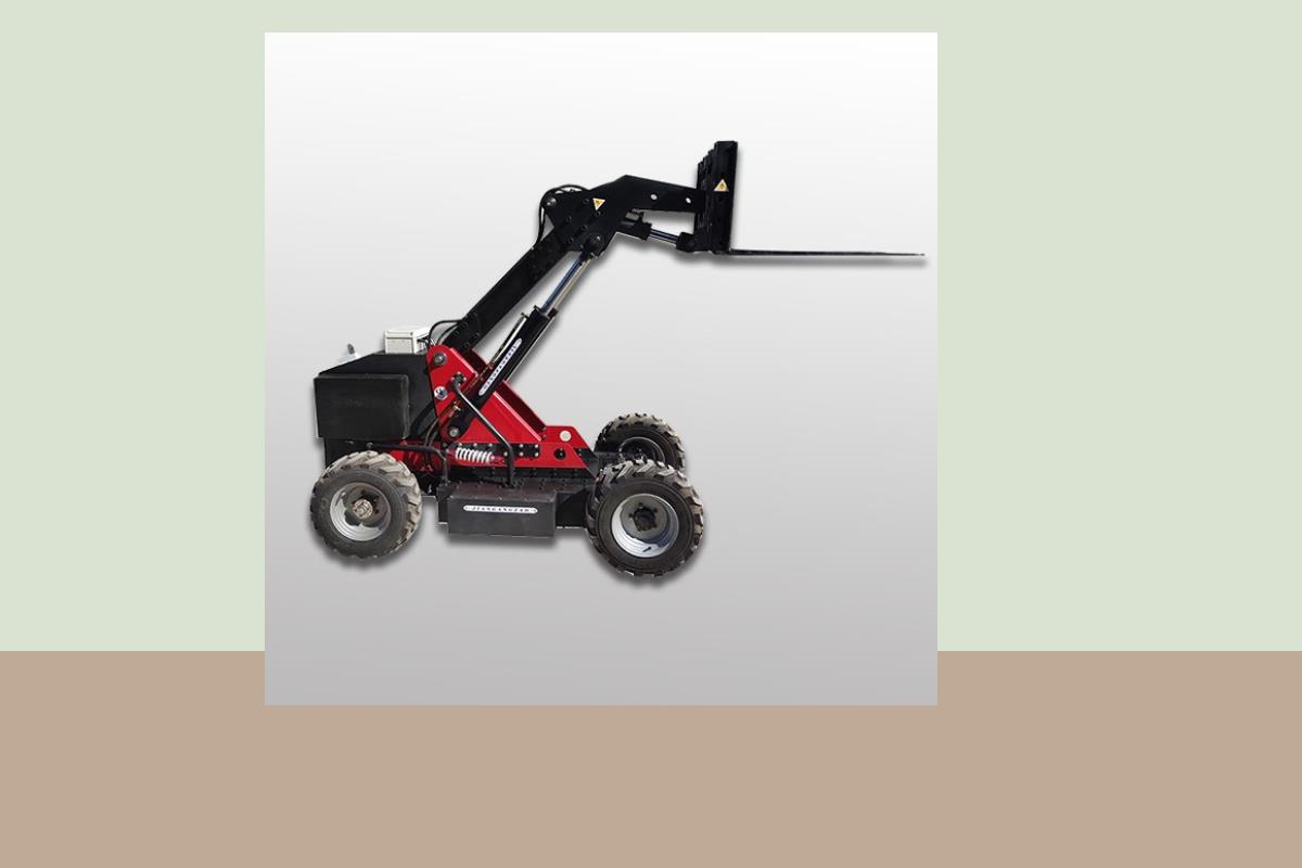 MYZG 1500kg Remote Control Rough Terrain Forklift application scene 2
