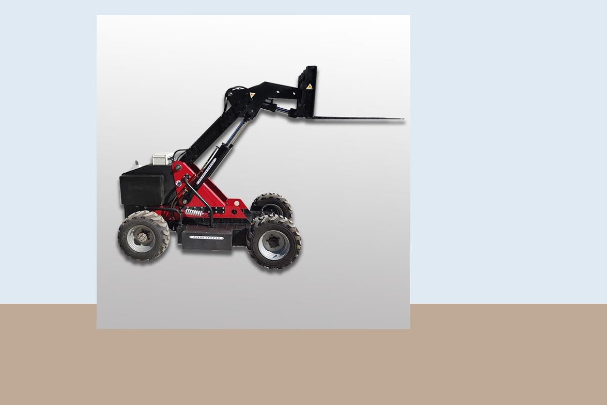 MYZG 1500kg Remote Control Rough Terrain Forklift application scene 3