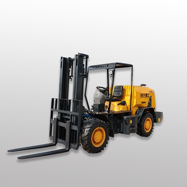 ZGFORKLIFT 3 ton diesel forklift loading export cargo at a container logistics yard