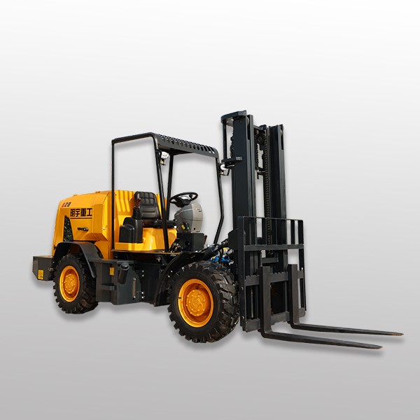 ZGFORKLIFT diesel counterbalance forklift handling steel components in a manufacturing plant