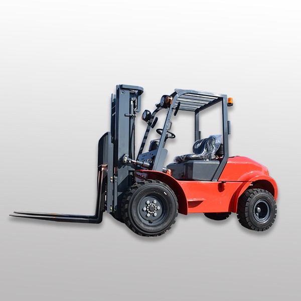 ZGFORKLIFT 3 ton diesel forklift loading export cargo at a container logistics yard