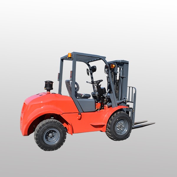 ZGFORKLIFT 3 ton diesel forklift loading export cargo at a container logistics yard